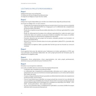 Les projets aux concours d'entrée IBODE, IADE, Cadre de santé, puéricultrice
