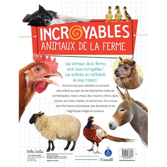 Incroyables animaux de la ferme