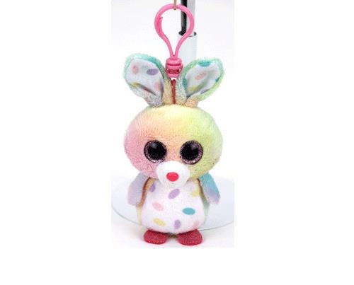 Porte-clés peluche Swirls le Lapin Beanie Boo’s Ty 8,5 cm