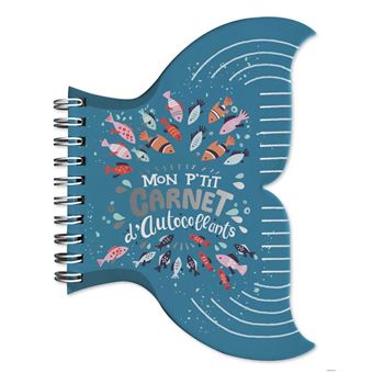 Ma papeterie créative - mon p'tit carnet d'autocollants - océan