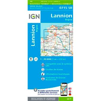 Lannion Begard Serie Bleue 0715 Echelle 1 25 000 Collectif Achat Livre Fnac