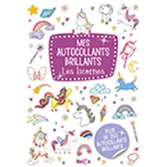Autocollants brillants - Les licornes