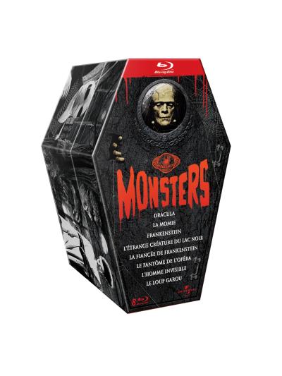 Coffret Universal Monsters - 8 Films - Blu-Ray - Edition Limitée et Numérotée