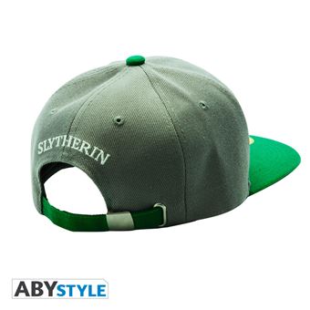 Harry potter casquette snapback gris et vert serpentard