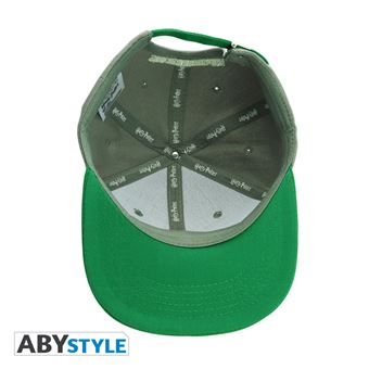 Harry potter casquette snapback gris et vert serpentard