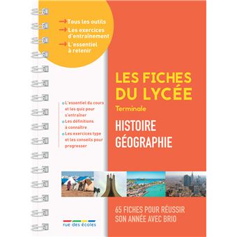 Les fiches du lycée - Terminale - Histoire-Géographie