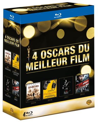 Argo - The Artist - Le discours d'un Roi - Démineurs Coffret 4 Blu-Ray