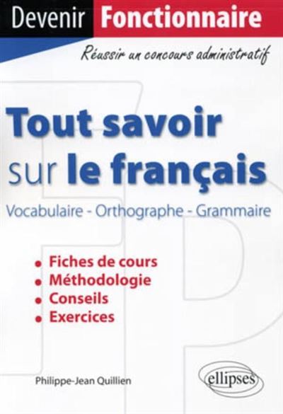 Epreuve de français, catégorie B et C