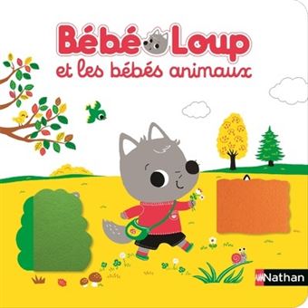 Livre de bain bébé loup - Nathan Jeunesse