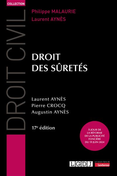 Droit des sûretés - Pierre Crocq - broché