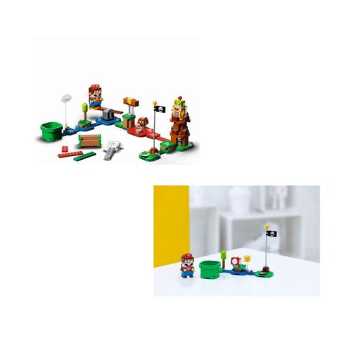LEGO® Super Mario™ 71360 Pack de démarrage Les Aventures de Mario Jeu de construction + LEGO® Super Mario 30385 Adventures with Mario Mushroom surprise Expansion Set
