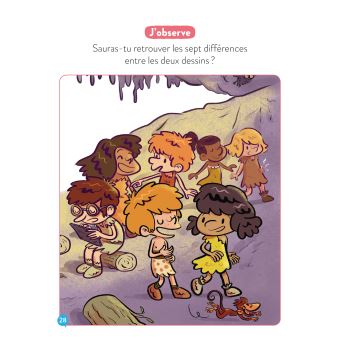 Bienvenue en caverne préhistorique - Pas de mammouth à la cantine ! GS/CP 5/6 ans