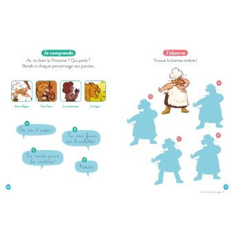 Bienvenue en caverne préhistorique - Pas de mammouth à la cantine ! GS/CP 5/6 ans