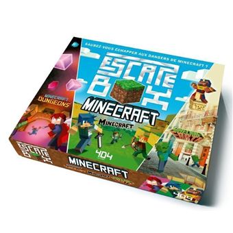 Escape box minecraft:3 aventures incroyables dans l'univers