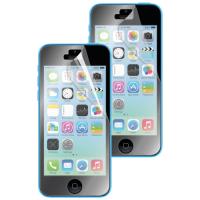Lot de 2 Protections d'écran Muvit Anti Traces pour iPhone 5c, Brillante/Mate