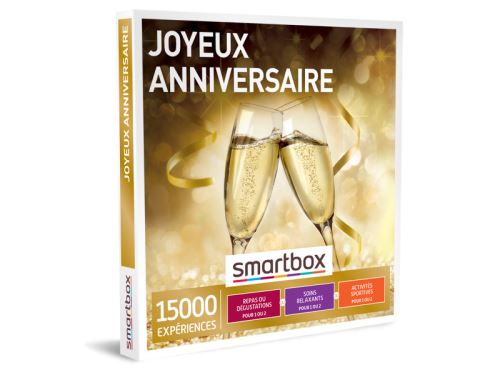 Coffret Cadeau Smartbox Joyeux Anniversaire Coffret Cadeau Achat Prix Fnac