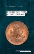 J'ecris ton nom constitution