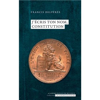 J'ecris ton nom constitution