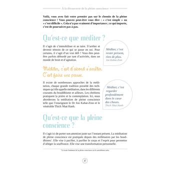 La méditation de pleine conscience pas à pas