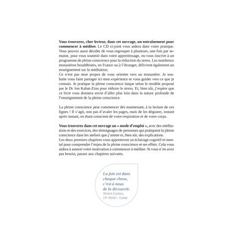 La méditation de pleine conscience pas à pas