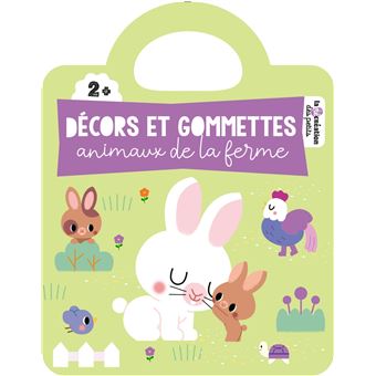 Décors et gommettes - animaux de la ferme