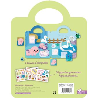 Décors et gommettes - animaux de la ferme