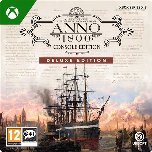 Code de téléchargement ANNO 1800 Edition Deluxe XBOX Series