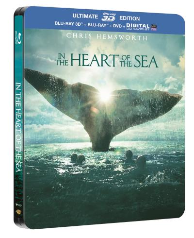 Au cœur de l’océan Edition ultime SteelBook® Blu-ray 3D + 2D + DVD