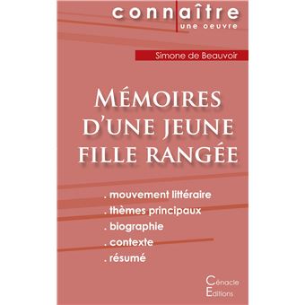 Fiche De Lecture Mémoires Dune Jeune Fille Rangée Analyse Littéraire De Référence Et Résumé Complet - 