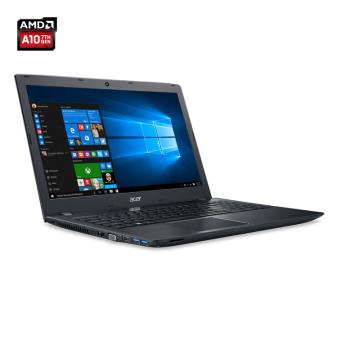 Acer Aspire E 15 E5-553G-T2L7 - AMD A10 - 9600P / jusqu'à 3.3 GHz - Win 10 Familiale 64 bits - Radeon R7 M440 - 8 Go RAM - 128 Go SSD + 1 To HDD - DVD SuperMulti - 15.6" TN 1920 x 1080 (Full HD) - Wi-Fi 5 - Noir vitreux - clavier : Belge - 1