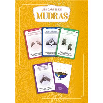 Mes cartes de Mudras - 58 positions de yoga des mains pour améliorer ma santé et mon bien-être - Coffret