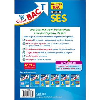 Objectif Bac - Spécialité Sciences Eco-Sociales Term