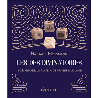 Les Dés divinatoires - 16 dés gravés, 1 livre & 1 plateau de tirages - Coffret