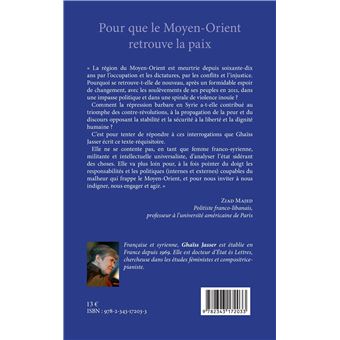 Pour que le Moyen-Orient retrouve la paix