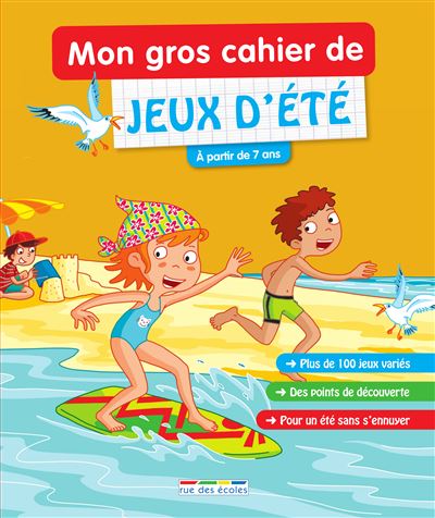 Mon gros cahier de jeux d'été -  Collectif - broché