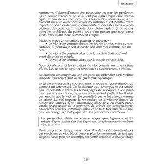 Vivre avec un conjoint rescapé de violences sexuelles