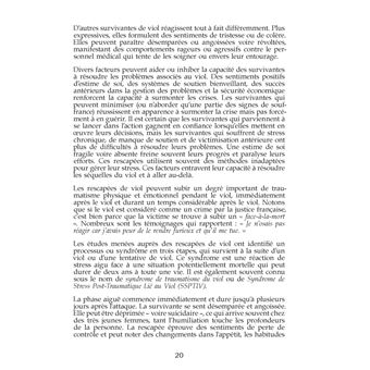 Vivre avec un conjoint rescapé de violences sexuelles