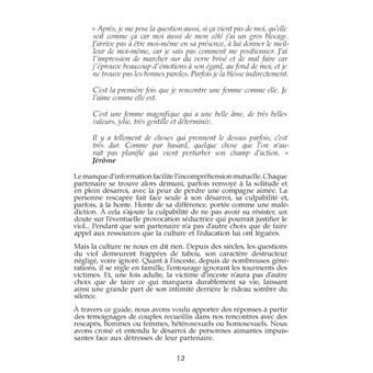 Vivre avec un conjoint rescapé de violences sexuelles