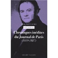 Chroniques inédites du Journal de Paris - 1819-1827