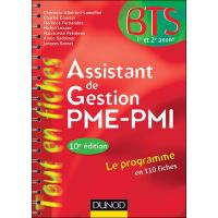Assistant de gestion PME-PMI - en 110 fiches - 10e édition