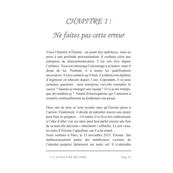 L'audace de réussir