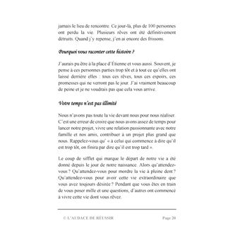 L'audace de réussir