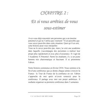 L'audace de réussir