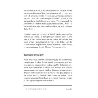 L'audace de réussir