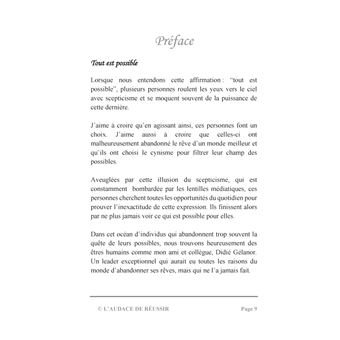 L'audace de réussir