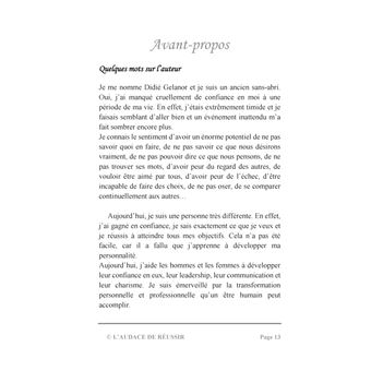 L'audace de réussir