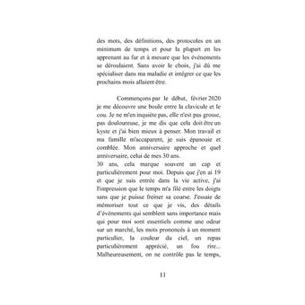 Mon cancer, une semaine sur deux