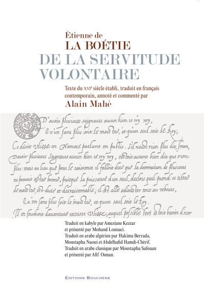 Étienne de La Boétie : De la servitude volontaire