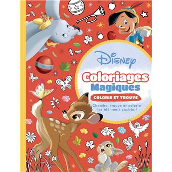 DISNEY CLASSIQUES - Coloriages Magiques - Colorie et trouve