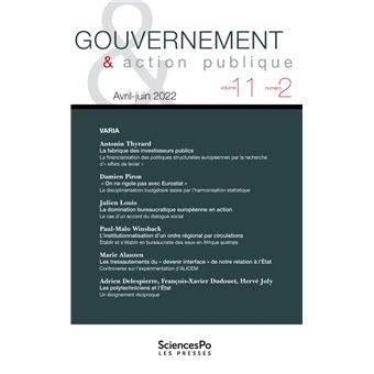 Gouvernement et action publique T11-2